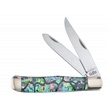 CCN-010050 - Jigsaw Abalone 440 Stainless Steel Trapper