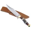CCN-010094 - Deer Stag Stainless Steel Hunter Leather Sheath