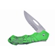 CCN-010101 - Green Stainless Steel Campsite Lockback