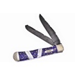 CCN-01087 - Closeout Painted Pony Case Damascus Trapper (1pc)