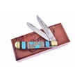 CCN-01097 - Closeout Michael Prater Canyon Turquoise Trapper (1pc)