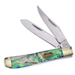 CCN-01637 - Closeout Steel Warrior Abalone Little Trapper (1pc)