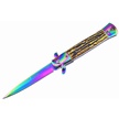CCN-02613 - Closeout Imitation Stag Rainbow Titanium Stiletto (1