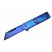 CCN-02960 - One Of A Kind Blue Titanium Fidget Spinner Knife(1