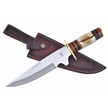 CCN-03174 - Closeout Stag/Pakkawood/Leather Bowie (1pc)