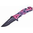 CCN-03523 - Closeout Pink Confederate Flag Snapshot (1pc)