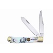 CCN-03627 - Closeout H&R Michael Prater Mother Of Pearl Trapper w/Buffalo (1pc