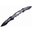 CCN-0369 - Closeout Grey Skull Double Blade Tactical(1pc)