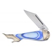 CCN-03973 - Show Sample Blue Swirl Leg Knife (1pc)