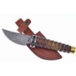CCN-05837 - Closeout Damascus Viking Bowie (1pc)
