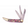 CCN-0639 - Red Crushed Abalone 3-Blade Toothpick(1