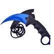 CCN-070009 - Black Abs Blue Blade Karambit
