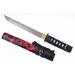 CCN-070022 - Red & Black Samurai Tanto Stainless Steel