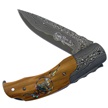 CCN-070227 - Olive Wood Ab Inlay Dm Hen + Rooster Tactical