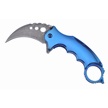 CCN-07053 - Damascus Blue Titanium Karambit Tactical(1pc