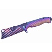 CCN-070575 - Rb Titanium w/Us Flag On Blade Assisted Tactical