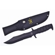CCN-070881 - Black Abs Black Stainless Steel Blade Fixed Blade