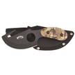 CCN-070911 - Camo Black Stainless Steel Guthook Frost Cutlery Skinner
