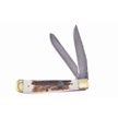 CCN-07801 - Closeout Stag Damascus Trapper (1pc)