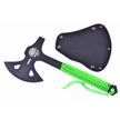 CCN-080090 - Green Cord Handle Axe Black Stainless Steel Blade