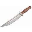 CCN-080156 - Walnut Wood Stainless Steel Bowie With Sheath