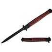CCN-080438 - Wood Black Stainless Steel Stec Stiletto Assisted
