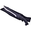 CCN-080659 - Black Rubber Elite Edge Stainless Steel Bowie