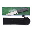 CCN-080702 - Black White G10 Stainless Steel Fulltang Hunter