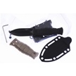 CCN-080869 - Black Abs Black Stainless Steel Full Tang w/ Sheath