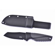 CCN-080871 - Grey Black Stainless Steel Stec Hunter w/Sheath