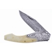 CCN-0809 - One Of A Kind Smoothbone Damascus Folder (1pc)