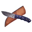 CCN-08620 - Out Of Box Blue/Black G10 Damascus Blade Hunter(1p
