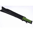 CCN-090064 - Green Rubberized Takedown Stainless Steel Machete