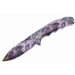 CCN-090157 - Bear Print Stainless Steel Blade Lockback