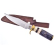 CCN-090167 - White Smoothbone Black Pakkawood Stainless Steel Hunter