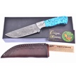 CCN-090452 - Michael Prater Hen + Rooster Light Turquoise Damascus