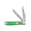 CCN-090545 - Show Sample Green Smoothbone Tobacco Stainless Steel Trapper