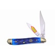 CCN-090553 - Blue Jig Bone Stainless Steel Peanut