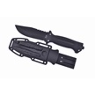 CCN-090605 - Show Sample Black Abs Black Stainless Steel Fixed Blade