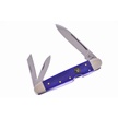 CCN-090614 - Blue Smoothbone Lockback Whittler