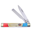 CCN-090676 - Red White Blue Smoothbone Dr's Knife