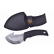 CCN-090677 - Black Rubber Hen + Rooster Stainless Steel Guthook