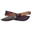 CCN-090709 - Olive & Walnut Wood Damascus Skinner