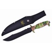 CCN-090762 - Camo Campsite Black Stainless Steel Bowie