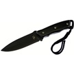 CCN-090779 - Black Pakkawood Black Stainless Steel Hunter