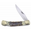 CCN-090802 - Stag Bone Resin Stainless Steel Lockback