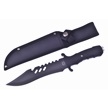 CCN-090955 - Black Rubber Black Stainless Steel Bowie