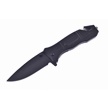 CCN-090962 - Black Abs Black Stainless Steel Assisted Open Tactical