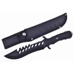 CCN-090997 - Black Rubber Black Stainless Steel Bowie