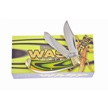 CCN-09749 - Black/Yellow Micarta Bow Trapper(1p)